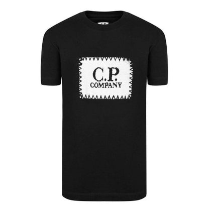 Front - C.P. Company Boys Stitch Logo Regular T-Shirt