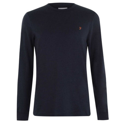 Front - Farah Mens Dennis Long-Sleeved T-Shirt