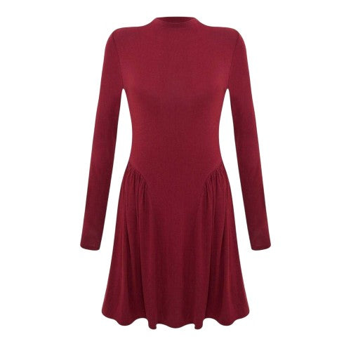 Front - I Saw It First Womens/Ladies Viscose Drop Waist Mini Dress