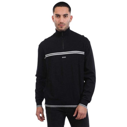 Front - Boss Mens K Zone Cotton Regular Pullover