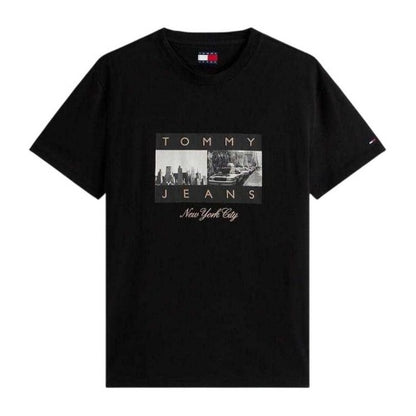 Front - Tommy Jeans Unisex Adult Cotton Regular T-Shirt