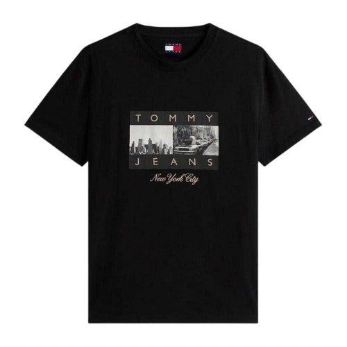 Front - Tommy Jeans Unisex Adult Cotton Regular T-Shirt