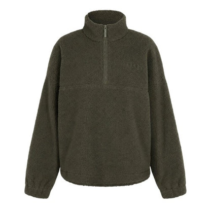 Front - Slazenger Womens/Ladies Fleece Quarter Zip Sweatshirt