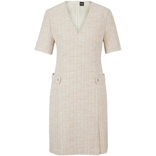 Front - Boss Womens/Ladies V Neck Mini Dress