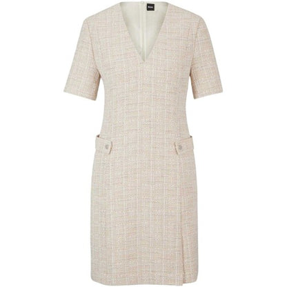 Front - Boss Womens/Ladies V Neck Mini Dress