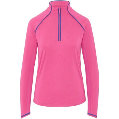 Front - Original Penguin Womens/Ladies Quarter Zip Regular Sweatshirt