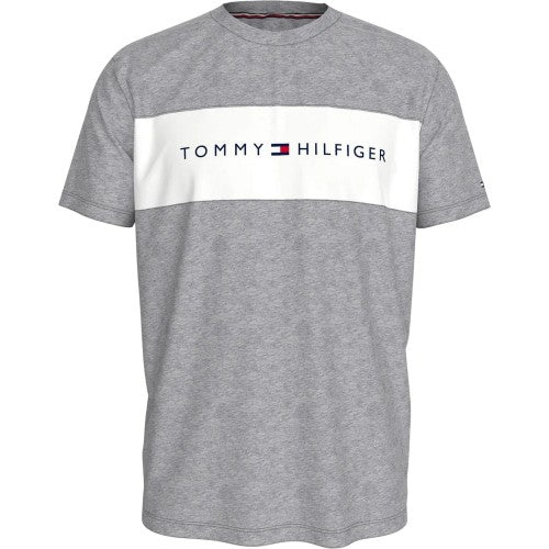 Front - Tommy Hilfiger Mens Logo Cotton T-Shirt