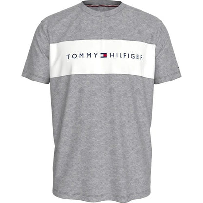 Front - Tommy Hilfiger Mens Logo Cotton T-Shirt