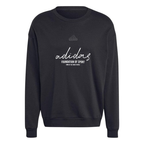 Front - Adidas Mens Crew Neck Sweatshirt