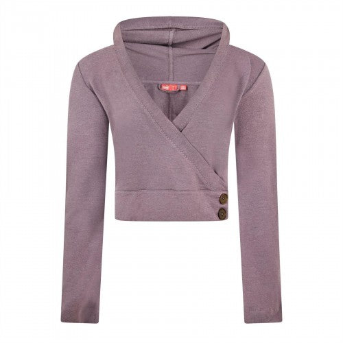 Front - Puma Womens/Ladies Crossover Relaxed Fit Long-Sleeved Hoodie
