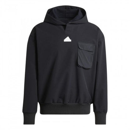 Front - Adidas Mens City Escape Premium Hoodie