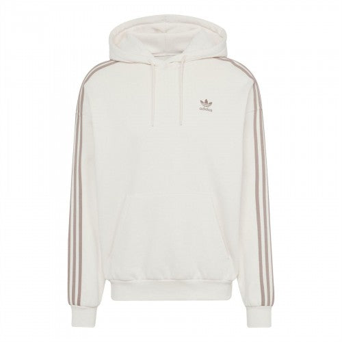 Front - Adidas Mens Originals 3 Stripes Baggy Hoodie