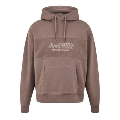 Front - Jack Wills Mens Reverse Hoodie