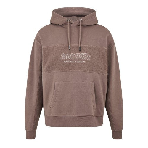 Front - Jack Wills Mens Reverse Hoodie