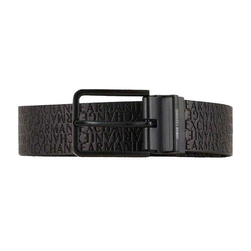 Front - Armani Exchange Mens Reversible Casual Belt