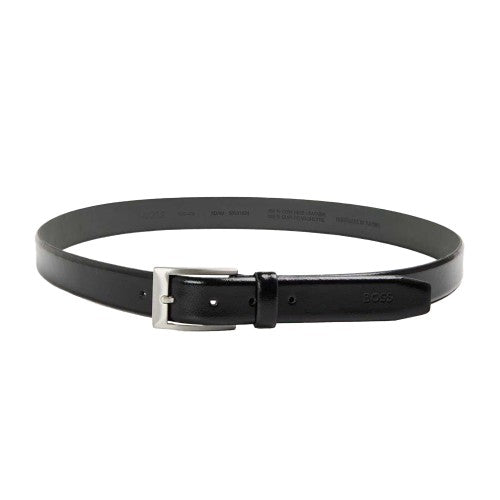 Front - Boss Mens Cowhide Leather Dress Belt
