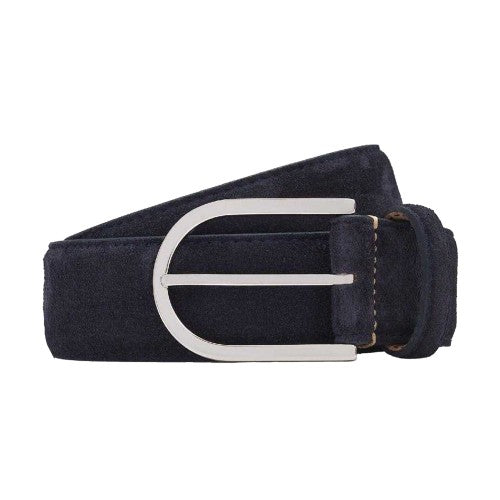 Front - Boss Unisex Adult Plain Cowhide Leather Casual Belt