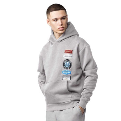 Front - Mercier Unisex Adult Drop Sleeve Hoodie