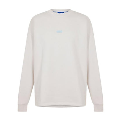 Front - Hugo Mens Naviu Back Print Sweatshirt