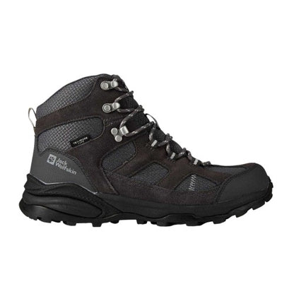 Front - Jack Wolfskin Mens Leather Hiking Boots