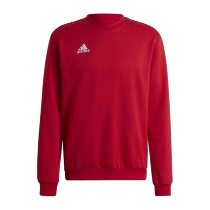 Front - Adidas Mens Entrada 22 Ribbed Collar Sweatshirt