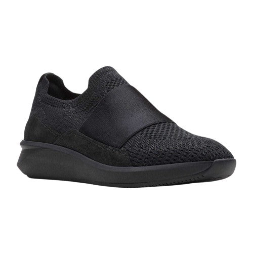 Front - Clarks Womens/Ladies Un Rio Knitted Trainers