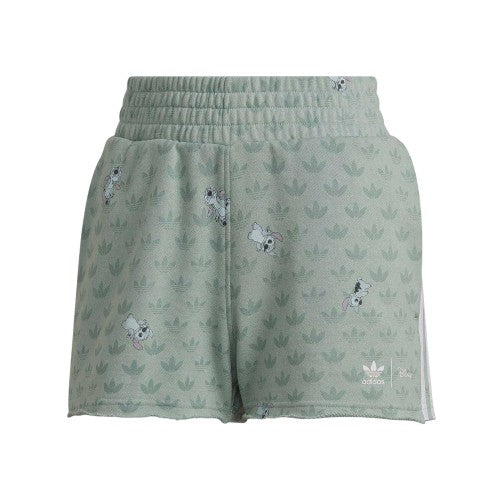 Front - Adidas Womens/Ladies Stitch Sweat Shorts