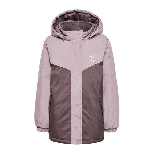 Front - Hummel Childrens/Kids Josse Colour Block Hooded Puffer Jacket