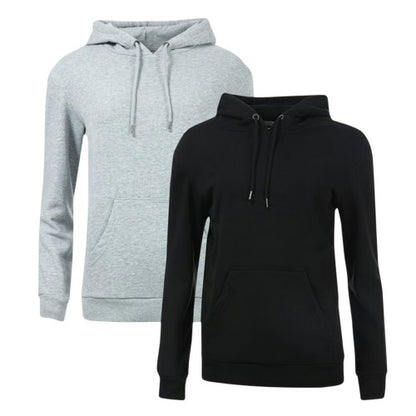 Front - Brave Soul Womens/Ladies Drop Shoulder Regular Hoodie (Pack of 2)