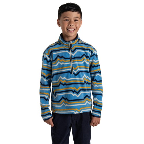 Front - Craghoppers Childrens/Kids Embroidered Funnel Neck Sweatshirt