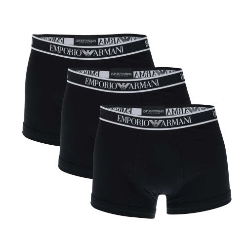 Front - Emporio Armani Mens Boxer Shorts (Pack of 3)