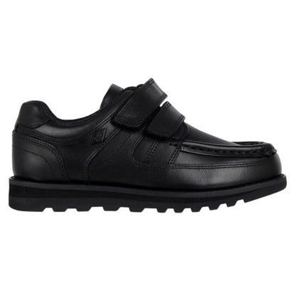 Front - Lee Cooper Childrens/Kids Harrow Vel Leather School Shoes