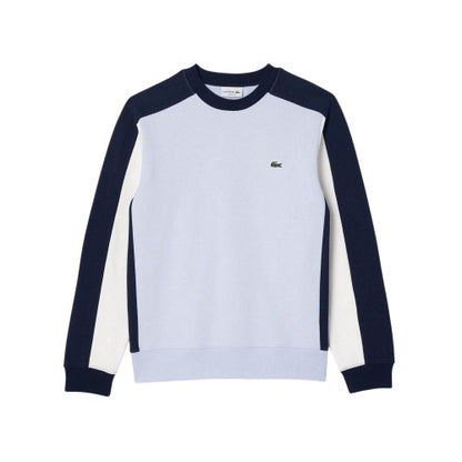 Front - Lacoste Mens Colour Block Raglan Sweatshirt