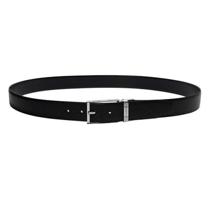 Front - Boss Mens Giaco Leather Belt