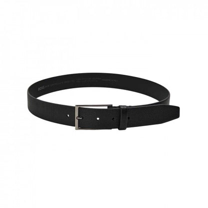 Front - Boss Mens Carmello Leather Dress Belt