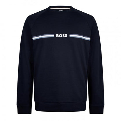 Front - Boss Mens Crew Neck Sweatshirt