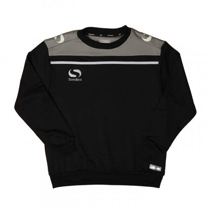 Front - Sondico Childrens/Kids Crew Neck Long-Sleeved Sweatshirt