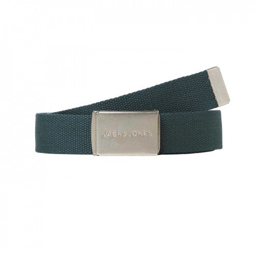 Front - Jack And Jones Mens Canvas Woven Belt