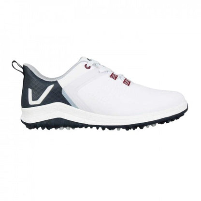 Front - Slazenger Womens/Ladies V Series Leather Spiked Golf Shoes