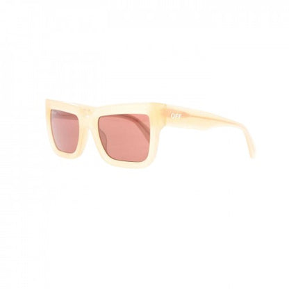 Front - Off-White Unisex Adult Firenze Square Frame Sunglasses