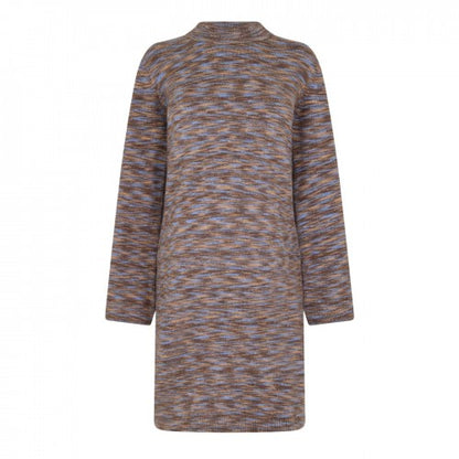 Front - Mamalicious Womens/Ladies Mock Neck Sweater Dress