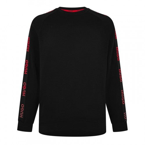Front - Hugo Mens Sporty Logo Lounge Sweatshirt