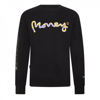 Front - Money Unisex Adult Camo Logo Cotton Blend Sweatshirt