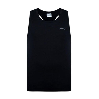Front - Slazenger Mens Cotton Sleeveless Vest Top