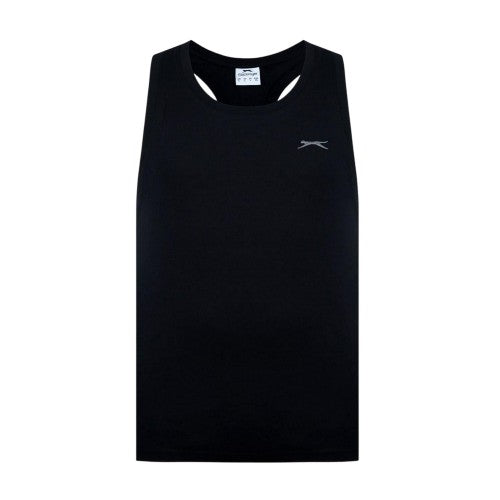 Front - Slazenger Mens Cotton Sleeveless Vest Top