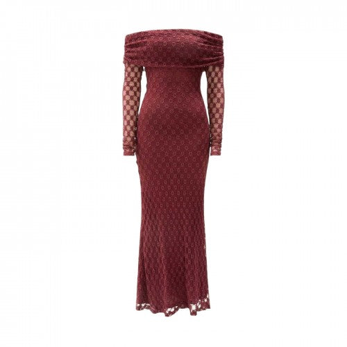 Front - Bardot Womens/Ladies Adoni Off Shoulder Maxi Dress