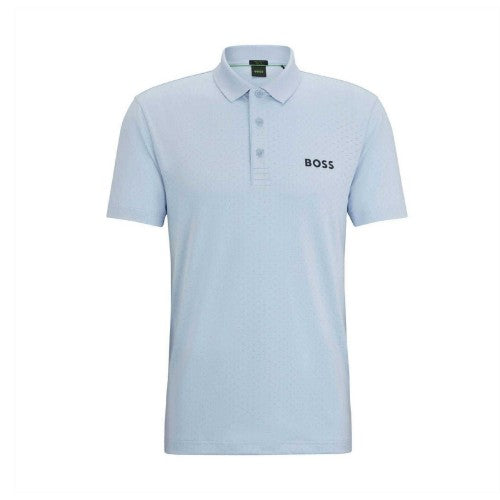 Front - Boss Mens Contrast Logo Performance Regular Polo Shirt