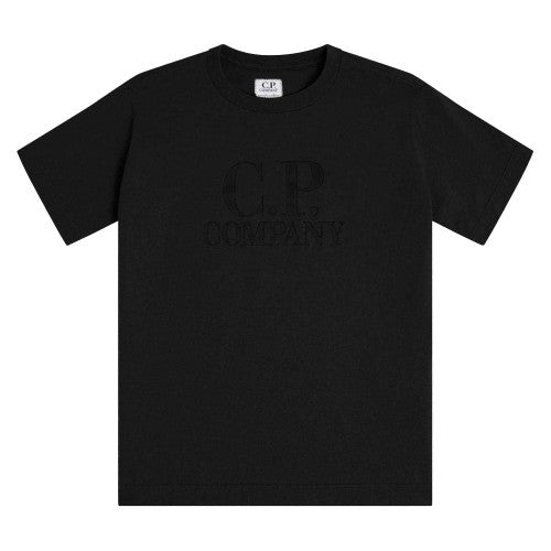 Front - C.P. Company Boys Goggles Premium Cotton Regular T-Shirt