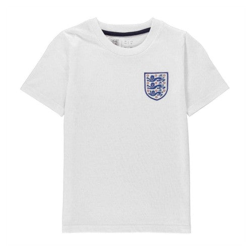 Front - England Football Childrens/Kids Crest T-Shirt