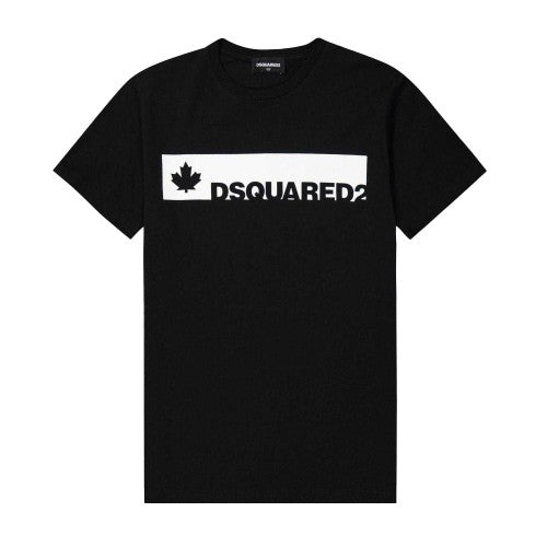 Front - DSquared2 Boys Maple Leaf T-Shirt